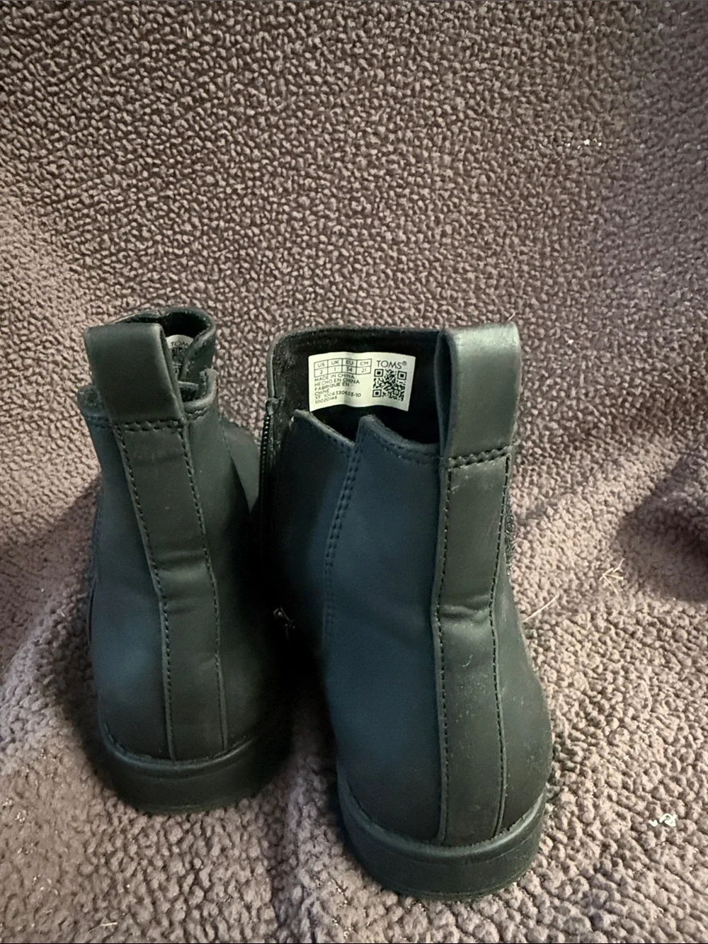 Toms Black Slip-Resistant Flat Shoes